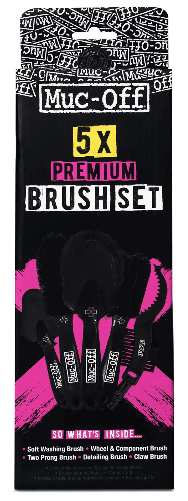 Muc-Off 5 x Premium Brush Kit